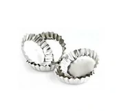 Paslanmaz Çelik Metal Kek Kalıbı - 6 Adet thumbnail 4