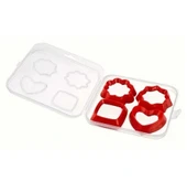 Kurabiye Kalıbı 4 Parça 8 Şekil - Saklama Kutulu thumbnail 1