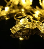 Işıklı Mandallı Fotoğraf Albümü 5m - 30 Led thumbnail 3