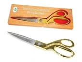 Profesyonel Terzi Makası - Altın Saplı Makas Büyük Boy thumbnail 1