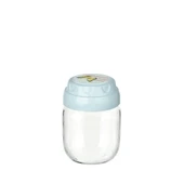 Vintage  Dekoratif  Desenli Cam Kavanoz 425ml - 14,3 Oz thumbnail 1