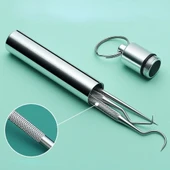 Paslanmaz Çelik Ağız Diş Tartar Sökücü Temizlik Bakım Seti 8 Parça thumbnail 4