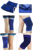 2 Li Elastik Dizlik - Egzersiz Ve Spor Dizliği Büyük Boy 23 Cm thumbnail 4