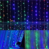 Perde Led  240 Ledli 8 Fonksiyonlu Dekor Lambası Rgb thumbnail 4