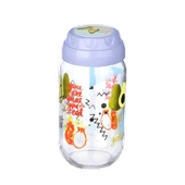 Vintage  Dekoratif  Desenli Cam Kavanoz 1000 Ml - 33,8 Oz - Avokado thumbnail 3