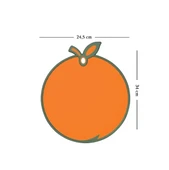 Portakal Figürlü Kaydırmaz Kesme Tahtası Doğrama Panosu thumbnail 3
