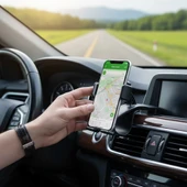 Telefon Tutucu Araç İçi Telefon Tutucu Klipsli 360c Dönüş thumbnail 2