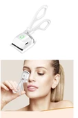 Silikon Uçlu Elektrikli Kirpik Kıvırıcı 2 Sıcaklık Modlu Usb Şarjlı Kolay Rimel Kirpik Bigudisi thumbnail 2