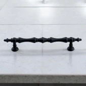 Mobilya Çekmece Mutfak Dolabı Dolap Kulpları Kulbu Kulpu Siyah Metal Kulp 96 mm-9.6 cm thumbnail 5