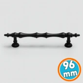 Mobilya Çekmece Mutfak Dolabı Dolap Kulpları Kulbu Kulpu Siyah Metal Kulp 96 mm-9.6 cm thumbnail 1