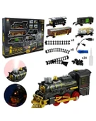 Ctoys Retro Klasik Buharlı Tren Seti Sesli ve Işıklı 69935A thumbnail 2