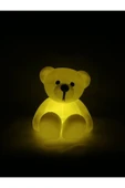 3D HOME Bear Ayı Gece Lambası Küçük Boy 12 Cm Gün Işığı Pilli thumbnail 2