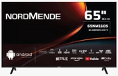 NORDMENDE 65NM1105 Frameless 4K Ultra HD 65" 164 Ekran Uydu Alıcılı Android Smart LED TV thumbnail 1