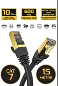 Cat7 internet Kablosu rj45 cat7 ethernet lan kablosu 1m thumbnail 4