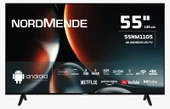 NORDMENDE 55NM1105 Frameless 4K Ultra HD 55" 140 Ekran Uydu Alıcılı Android Smart LED TV thumbnail 1