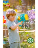 Kayyum Oyuncak Ördekli Pilli Köpük Tabancası Mavi 6051 thumbnail 3