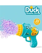 Kayyum Oyuncak Ördekli Pilli Köpük Tabancası Mavi 6051 thumbnail 2