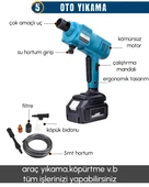 PH291 Akülü 11li Set (Led Işık, Lazer Metre, Somun Sıkma, Dekupaj, Oto Yıkama, Dal Makası, thumbnail 7