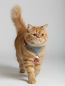 Kedi Bandanası Yılbaşı Temalı | Christmas Cat Bandana | Çorap Süs Detaylı Kedi Fuları thumbnail 2