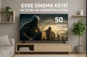 NORDMENDE 50NM1105 Frameless 4K Ultra HD 50" 127 Ekran Uydu Alıcılı Android Smart LED TV thumbnail 2