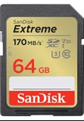 Sandisk Extreme SDSDXV2-064G-GNCIN 64 GB 70MB/s SD Hafıza Kartı thumbnail 1