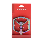 Impact O-SLICK Alüminyum Bisiklet Pedalı Tek Rulmanlı Rainbow PDL-228 thumbnail 2