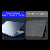 MacBook Pro 14.2 İnç Kılıf M1-M2-M3 A2442-A2779-A2992 için Dayanıklı Koruyucu Mat Plastik Sert Kılıf  Şeffaf thumbnail 4