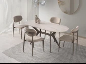 Star Polo Travertan Cappucino Mutfak Masa Sandalye Takımı 82x138 thumbnail 1