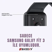 Sneezy Samsung Galaxy Fit 3 İle Uyumlu Woven Wire Tasarım Metal Hasır Kordon  Starlight thumbnail 3