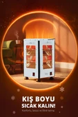 Kiwi KHT-8407 Quartz Isıtıcı 5 Yönlü Isıtma & Enerji Tasarruflu Kuvars Tüp & Taşınabilir Tasarım thumbnail 6