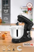 Torima TMK-1400DT Siyah Stand Mikser , Hamur Yoğurma Makinesi , Mutfak Şefi 1400W thumbnail 1