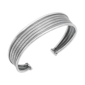 pilelistore 925 Ayar Gümüş Eskitme Desenli Kadın Bilezik thumbnail 1