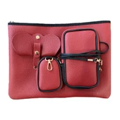 BİDERİ ECO LAPTOP ÇANTA SETİ KIRMIZI thumbnail 1