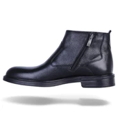 Censay 185 Siyah Zigana Erkek %100 Deri Kürklü Bot thumbnail 3