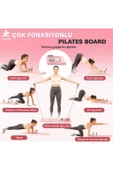 Pilates Tahtası Seti Reformer Etkili Çok Amaçlı Direnç Lastikli Diz Minderli Ev Tipi Pilates Aleti thumbnail 8