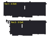 Dell P104F Serisi ile Uyumlu Notebook Bataryası Pili - Ver.1 - 4 Cell thumbnail 2