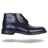 Censay 164 Siyah Garne Zigana Erkek %100 Deri Kürklü Bot thumbnail 2