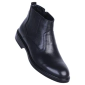 Censay 185 Siyah Zigana Erkek %100 Deri Kürklü Bot thumbnail 1