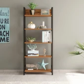 LENDA Zimru Metalli Kitaplık - Atlantik Çam - 2