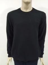 Erkek Yuvarlak Yaka Basic Waffle Kazak thumbnail 1