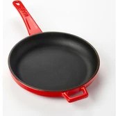Lava Metal Yekpare Saplı Kırmızı 20 cm Demir Döküm Kızartma Tavası thumbnail 1
