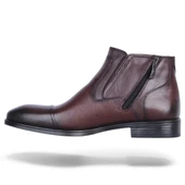 Censay 137 Kahve Garne Zigana Erkek %100 Deri Kürklü Bot thumbnail 3