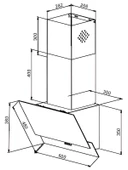 Teka ATV 60.3 M Siyah Duvar Tipi Davlumbaz thumbnail 2