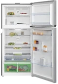 Beko 983628 EI Çift Kapılı No Frost 630lt Inox Dijital Gösterge Üstten Donduruculu Buzdolabı thumbnail 2