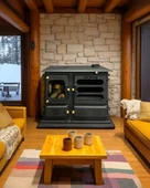 Altaş Baybars Lüx Üç Kat Fırınlı Kuzine Soba Şömine thumbnail 1