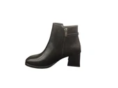 Ventes 120861Z Küt Burun Fermuarlı Tokalı 6 cm Kalın Topuk Günlük Şık Kadın Bot thumbnail 2