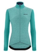 Santini Colore Puro Kışlık Termal Kadın Bisiklet Forması 2W216175RCOLORPUR0 thumbnail 4