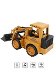 Şarjlı Kumandalı Çocuk Eğitici Full Fonksiyon Oyuncak Araç İş Makinası Kepçe thumbnail 4