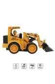 Şarjlı Kumandalı Çocuk Eğitici Full Fonksiyon Oyuncak Araç İş Makinası Kepçe thumbnail 5