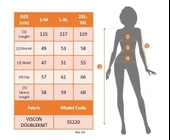 MDB Kadın Uzun Kollu önden Fermuarlı Maxi Viskon Iki Iplik Elbise thumbnail 4